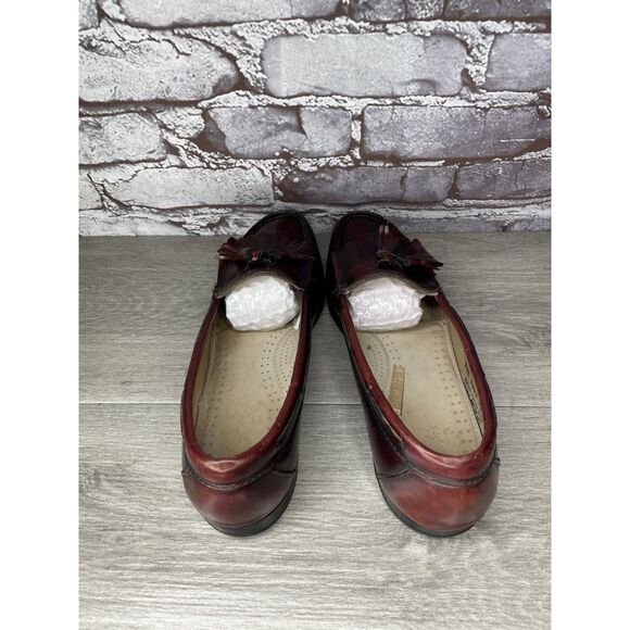 G.H. Bass & Co. Weejuns Burgundy Leather Kiltie Tassel Loafers Men Sz 9.5B US/43 - Picture 6 of 16
